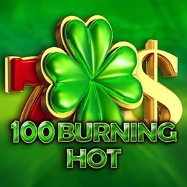 100 Burning Hot online game logo by Amusnet Interactive on slotsdjs.pt