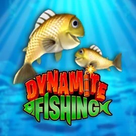 Dynamite Fishing slot logo by Inspired Gaming at Slotsdj Casino
