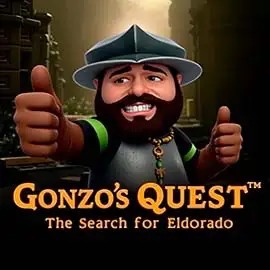 Gonzo's Quest logo by NetEnt Slotsdj Casino