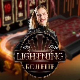 Lightning Roulette logo – Live Casino by Evolution at Slotsdj Casino